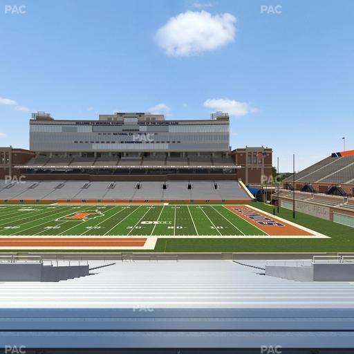 Gies Memorial Stadium - Section Back 103 Seat View