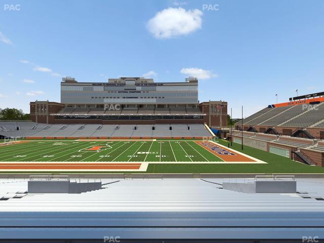 Gies Memorial Stadium - Section Back 103 Seat View