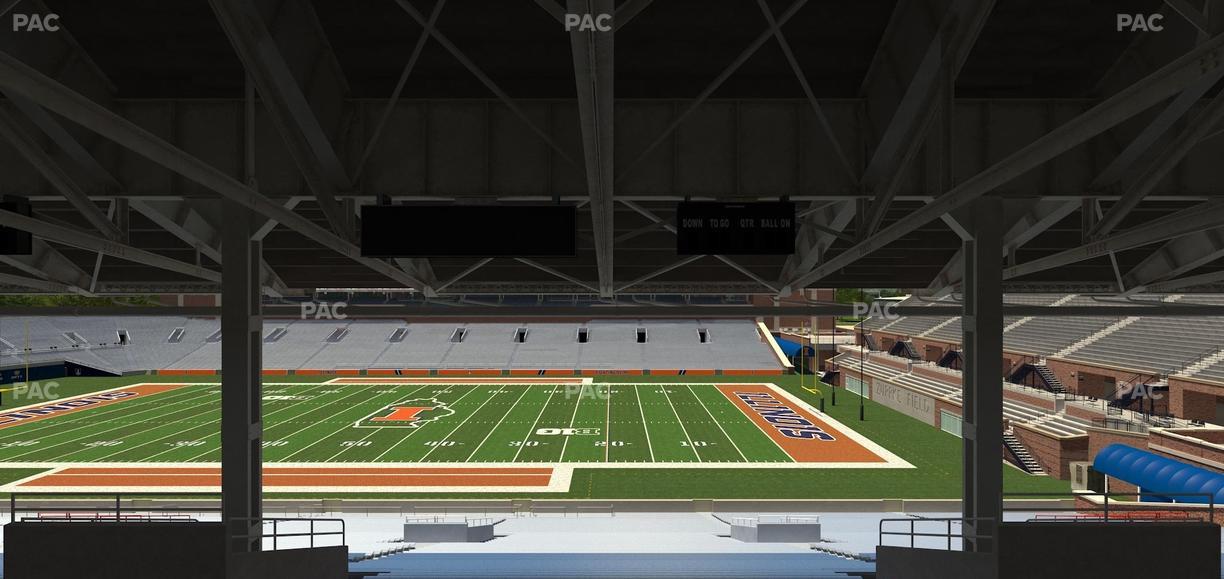 Gies Memorial Stadium - Section Back 103 Seat View