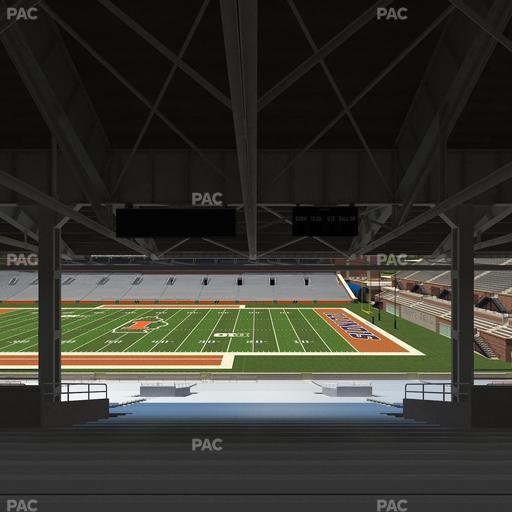 Gies Memorial Stadium - Section Back 103 Seat View