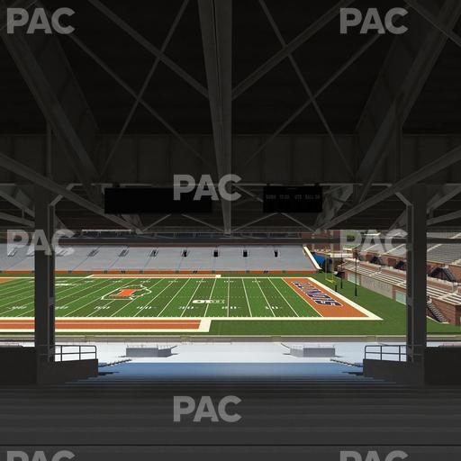 Gies Memorial Stadium - Section Back 103 Seat View