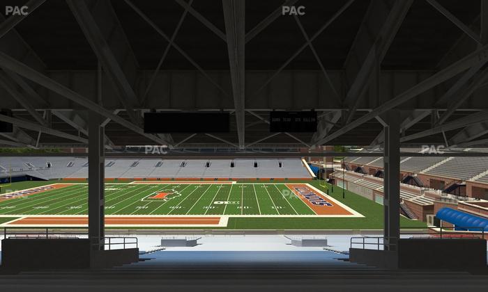 Gies Memorial Stadium - Section Back 103 Seat View