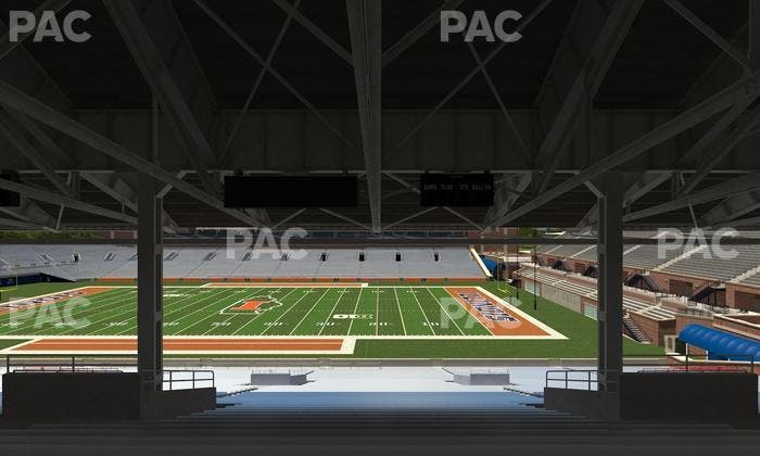 Gies Memorial Stadium - Section Back 103 Seat View