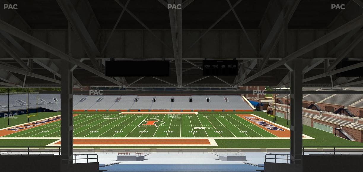 Gies Memorial Stadium - Section Back 104 Seat View