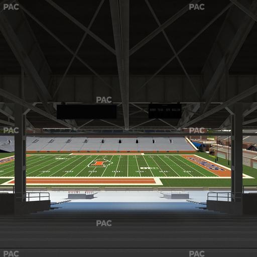 Gies Memorial Stadium - Section Back 104 Seat View