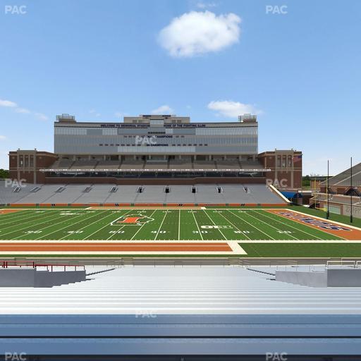 Gies Memorial Stadium - Section Back 104 Seat View