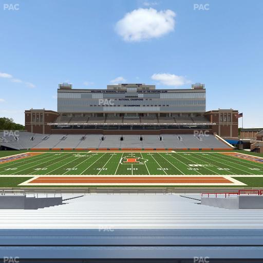 Gies Memorial Stadium - Section Back 105 Seat View