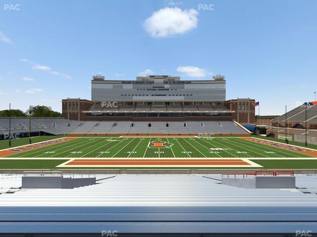 Gies Memorial Stadium - Section Back 105 Seat View