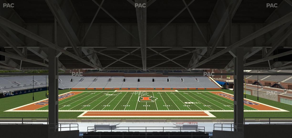 Gies Memorial Stadium - Section Back 105 Seat View