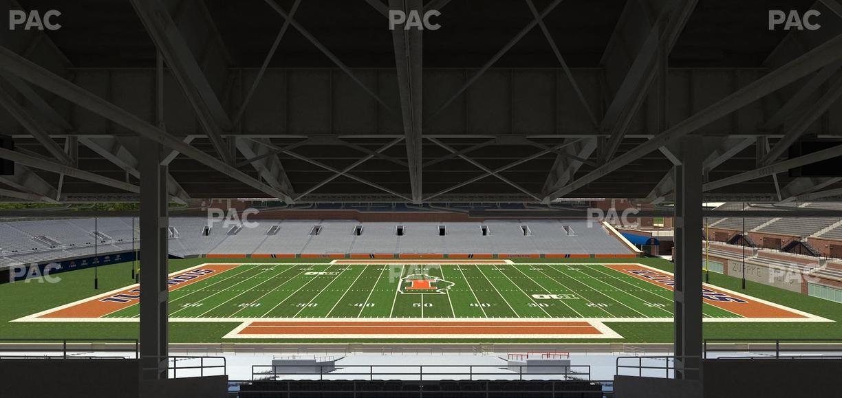 Gies Memorial Stadium - Section Back 105 Seat View