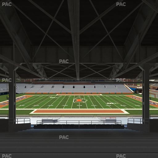 Gies Memorial Stadium - Section Back 105 Seat View