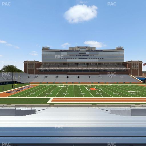 Gies Memorial Stadium - Section Back 106 Seat View