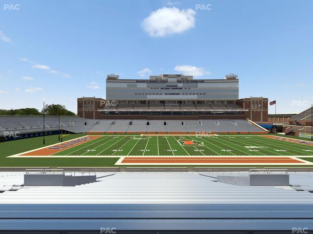 Gies Memorial Stadium - Section Back 106 Seat View