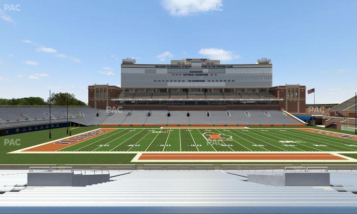 Gies Memorial Stadium - Section Back 106 Seat View