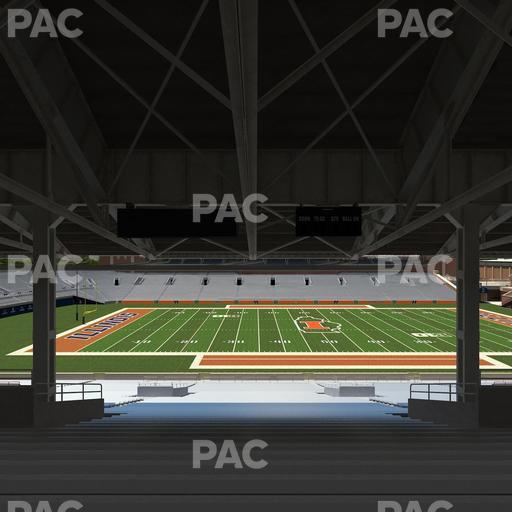 Gies Memorial Stadium - Section Back 106 Seat View