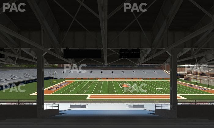 Gies Memorial Stadium - Section Back 106 Seat View