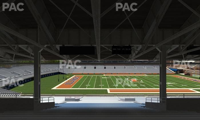 Gies Memorial Stadium - Section Back 107 Seat View