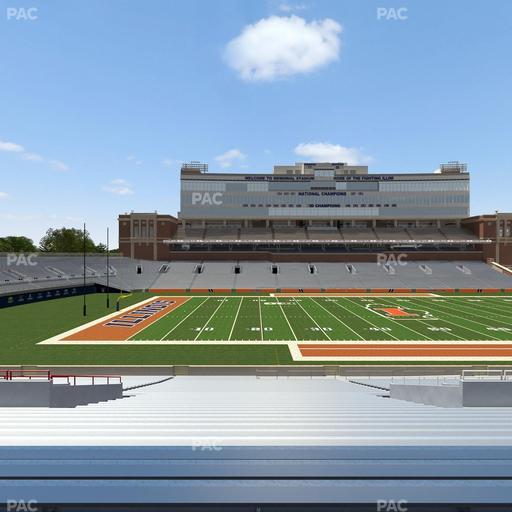 Gies Memorial Stadium - Section Back 107 Seat View