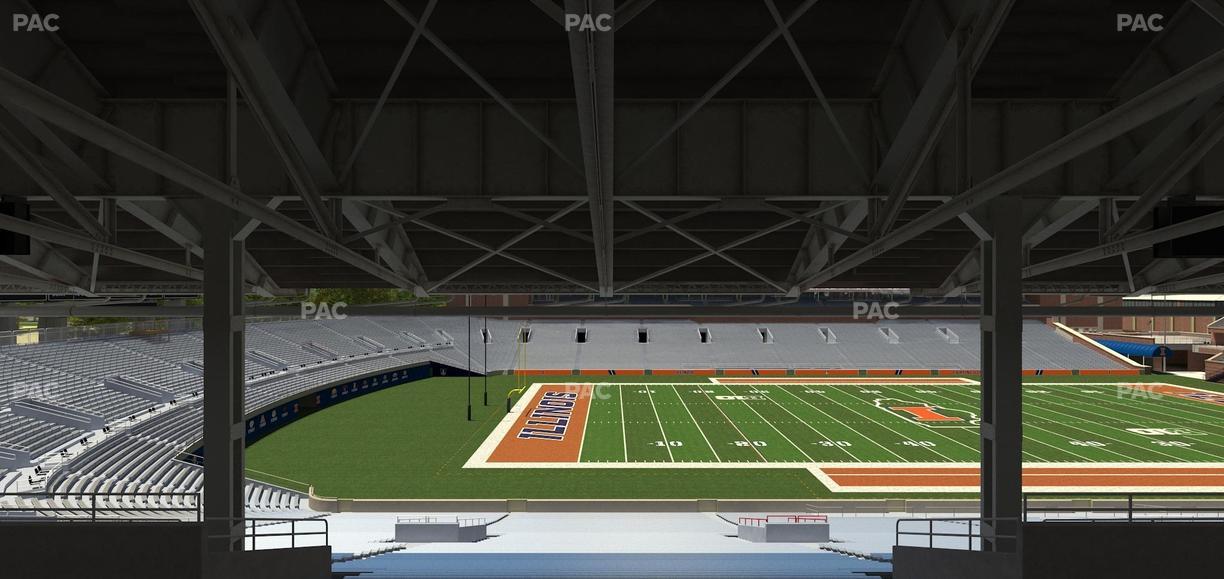 Gies Memorial Stadium - Section Back 108 Seat View