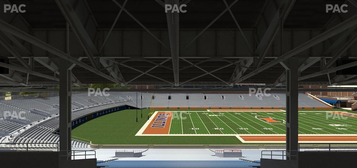 Gies Memorial Stadium - Section Back 108 Seat View