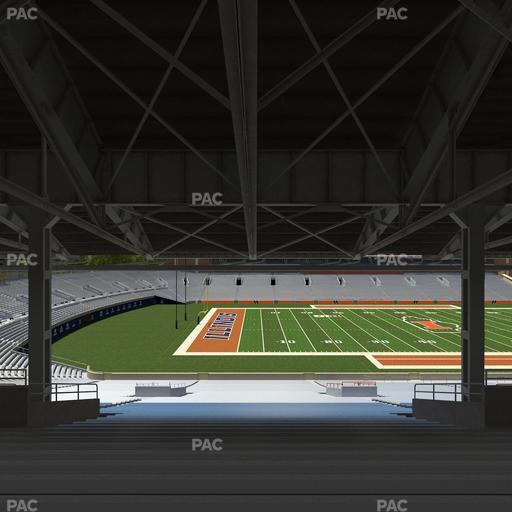 Gies Memorial Stadium - Section Back 108 Seat View