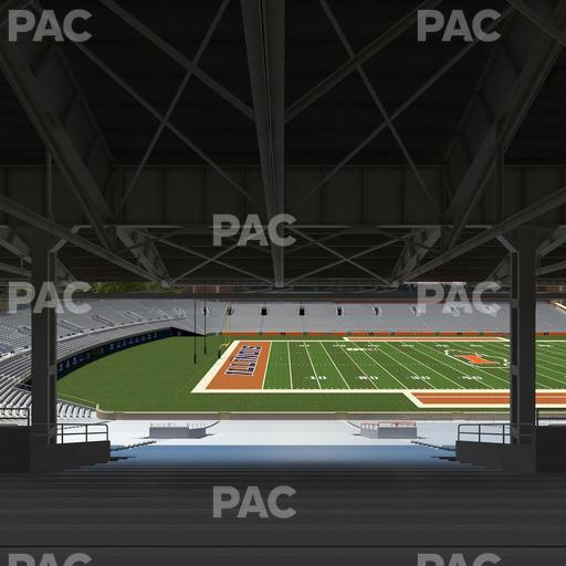 Gies Memorial Stadium - Section Back 108 Seat View