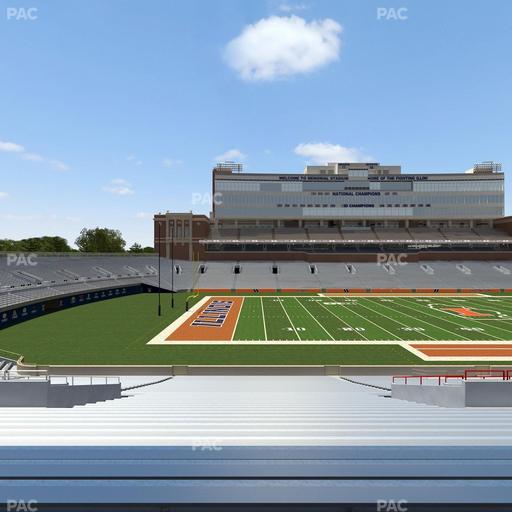 Gies Memorial Stadium - Section Back 108 Seat View