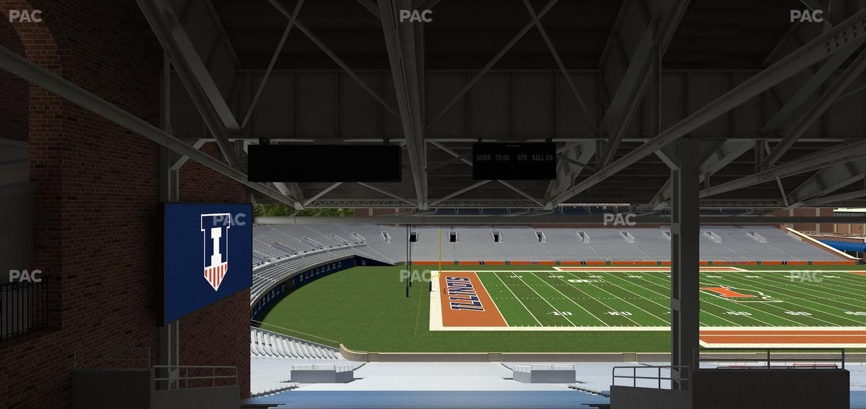 Gies Memorial Stadium - Section Back 109 Seat View