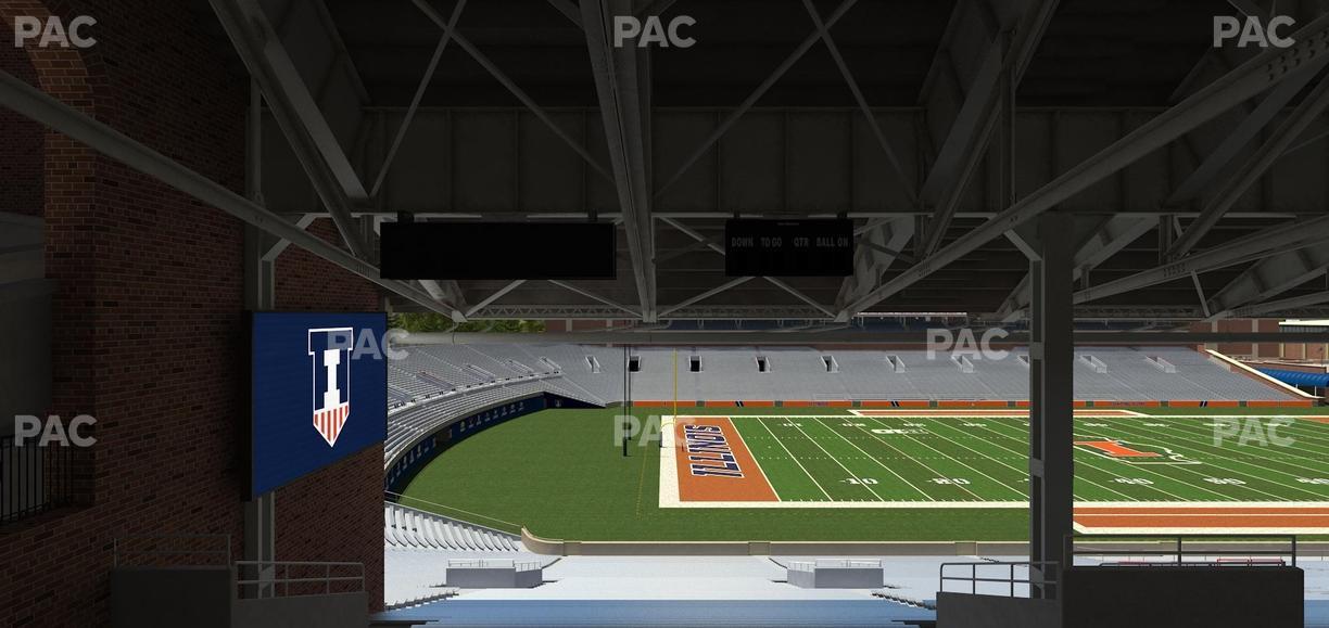 Gies Memorial Stadium - Section Back 109 Seat View