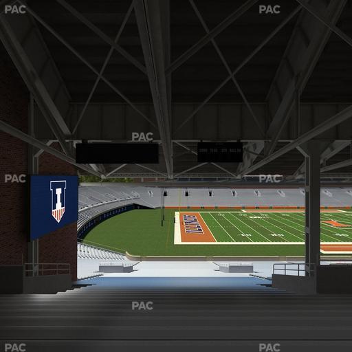 Gies Memorial Stadium - Section Back 109 Seat View