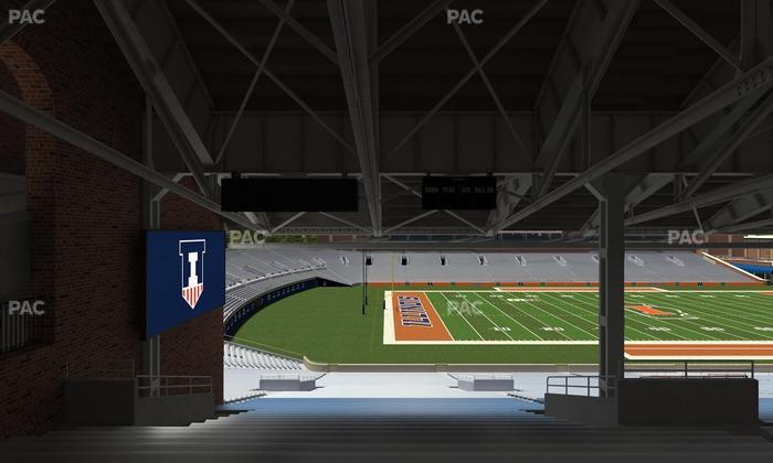 Gies Memorial Stadium - Section Back 109 Seat View