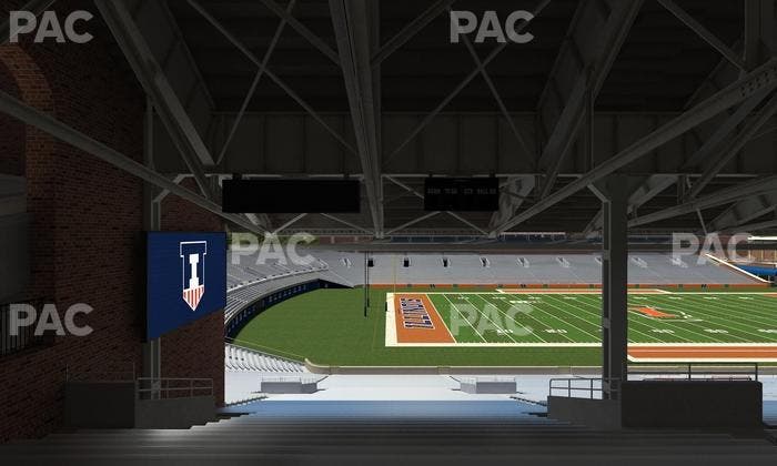 Gies Memorial Stadium - Section Back 109 Seat View