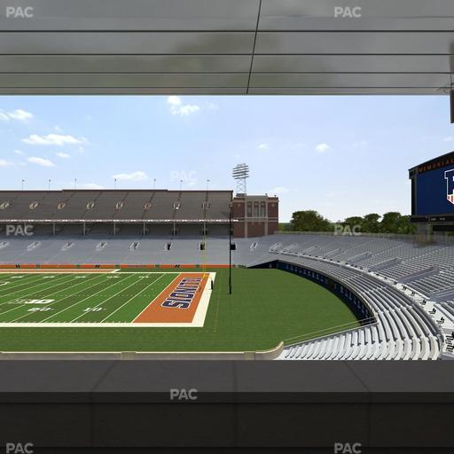 Gies Memorial Stadium - Section Colonnades Club 301 Seat View