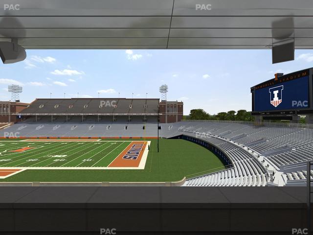 Gies Memorial Stadium - Section Colonnades Club 301 Seat View