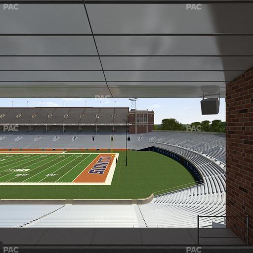 Gies Memorial Stadium - Section Colonnades Club 301 Seat View
