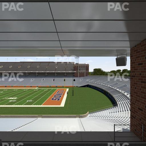 Gies Memorial Stadium - Section Colonnades Club 301 Seat View