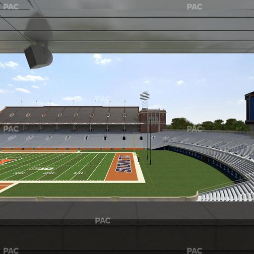 Gies Memorial Stadium - Section Colonnades Club 302 Seat View