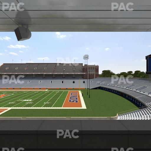 Gies Memorial Stadium - Section Colonnades Club 302 Seat View