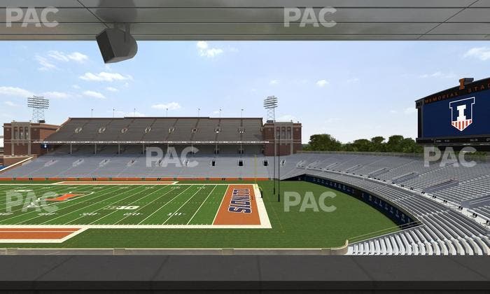 Gies Memorial Stadium - Section Colonnades Club 302 Seat View