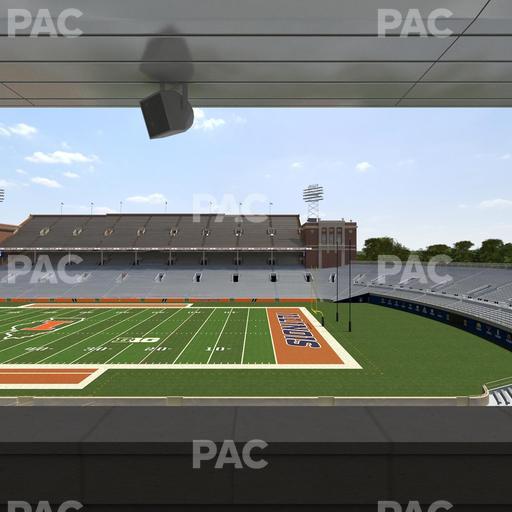 Gies Memorial Stadium - Section Colonnades Club 303 Seat View