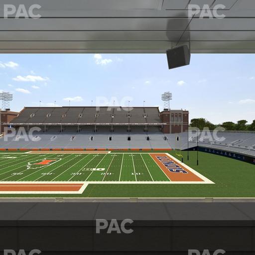 Gies Memorial Stadium - Section Colonnades Club 304 Seat View