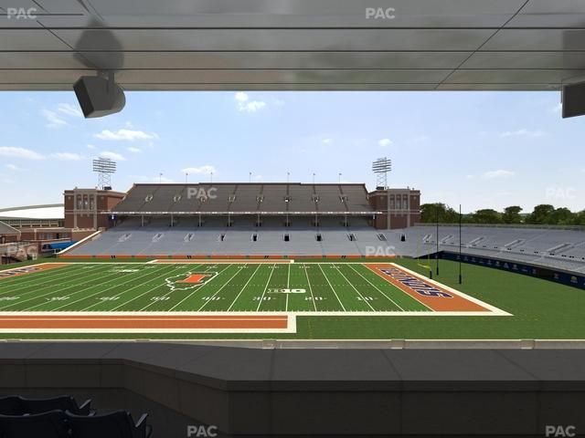 Gies Memorial Stadium - Section Colonnades Club 305 Seat View