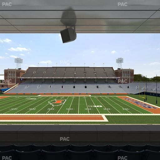 Gies Memorial Stadium - Section Colonnades Club 306 Seat View