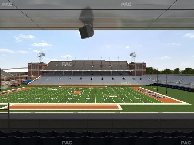 Gies Memorial Stadium - Section Colonnades Club 306 Seat View