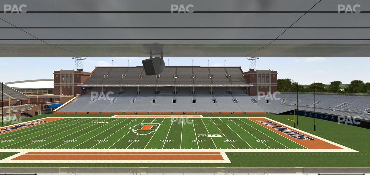 Gies Memorial Stadium - Section Colonnades Club 306 Seat View