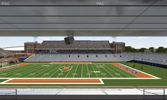 Gies Memorial Stadium - Section Colonnades Club 306 Seat View