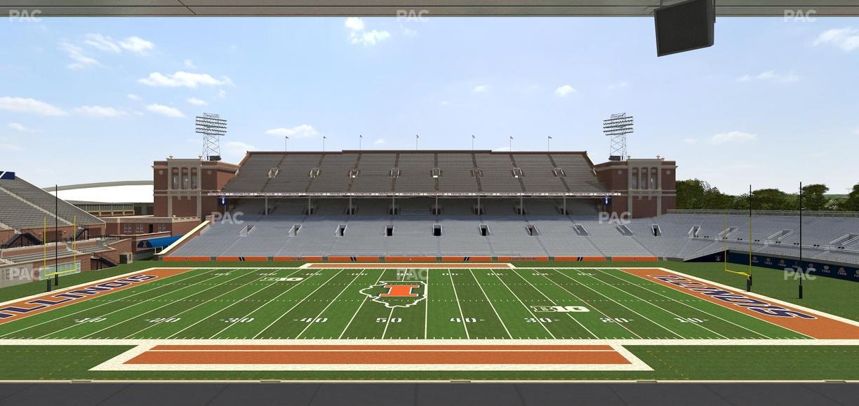 Gies Memorial Stadium - Section Colonnades Club 307 Seat View