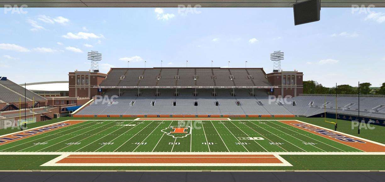 Gies Memorial Stadium - Section Colonnades Club 307 Seat View