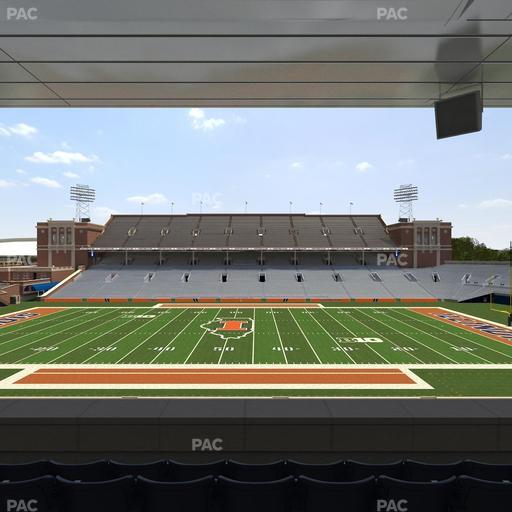 Gies Memorial Stadium - Section Colonnades Club 307 Seat View