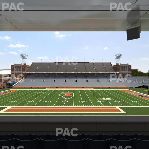 Gies Memorial Stadium - Section Colonnades Club 307 Seat View